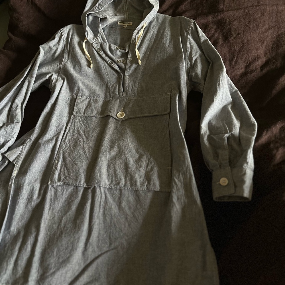Engineered Garments Chambray Cagoule Shirt (Anorak)